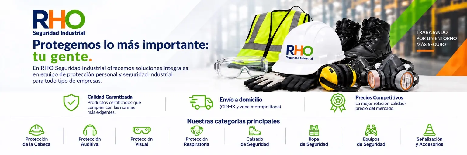 RHO Seguridad Industrial — Envío a domicilio en CDMX y zona metropolitana